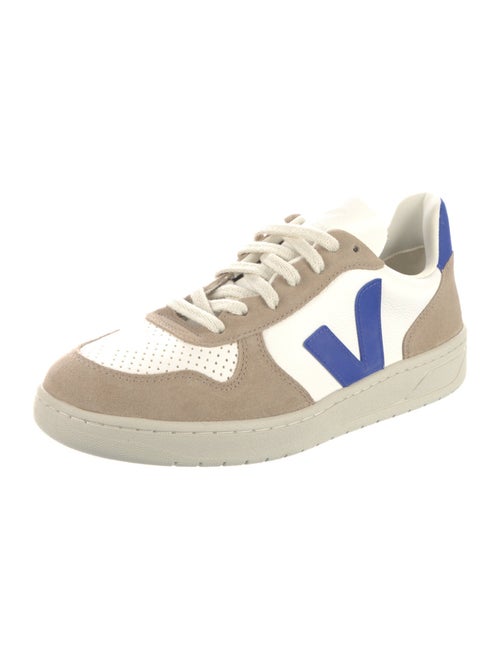 Veja Suede Colorblock Pattern Sneakers