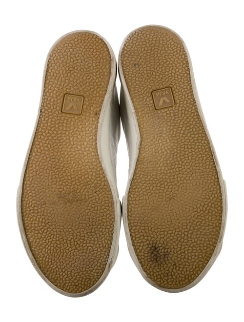 Veja Leather Glitter Accents Sneakers