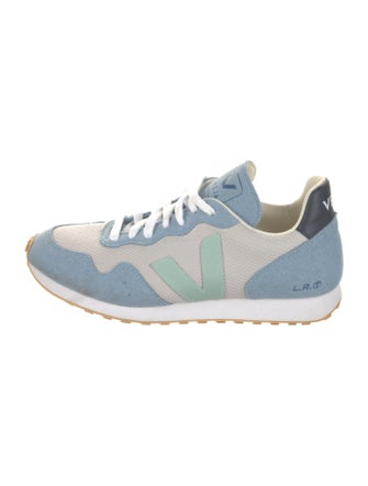 Veja Suede Colorblock Pattern Sneakers