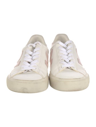 Veja Leather Graphic Print Sneakers