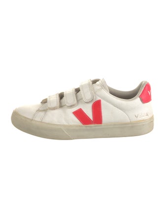 Veja Leather Graphic Print Sneakers