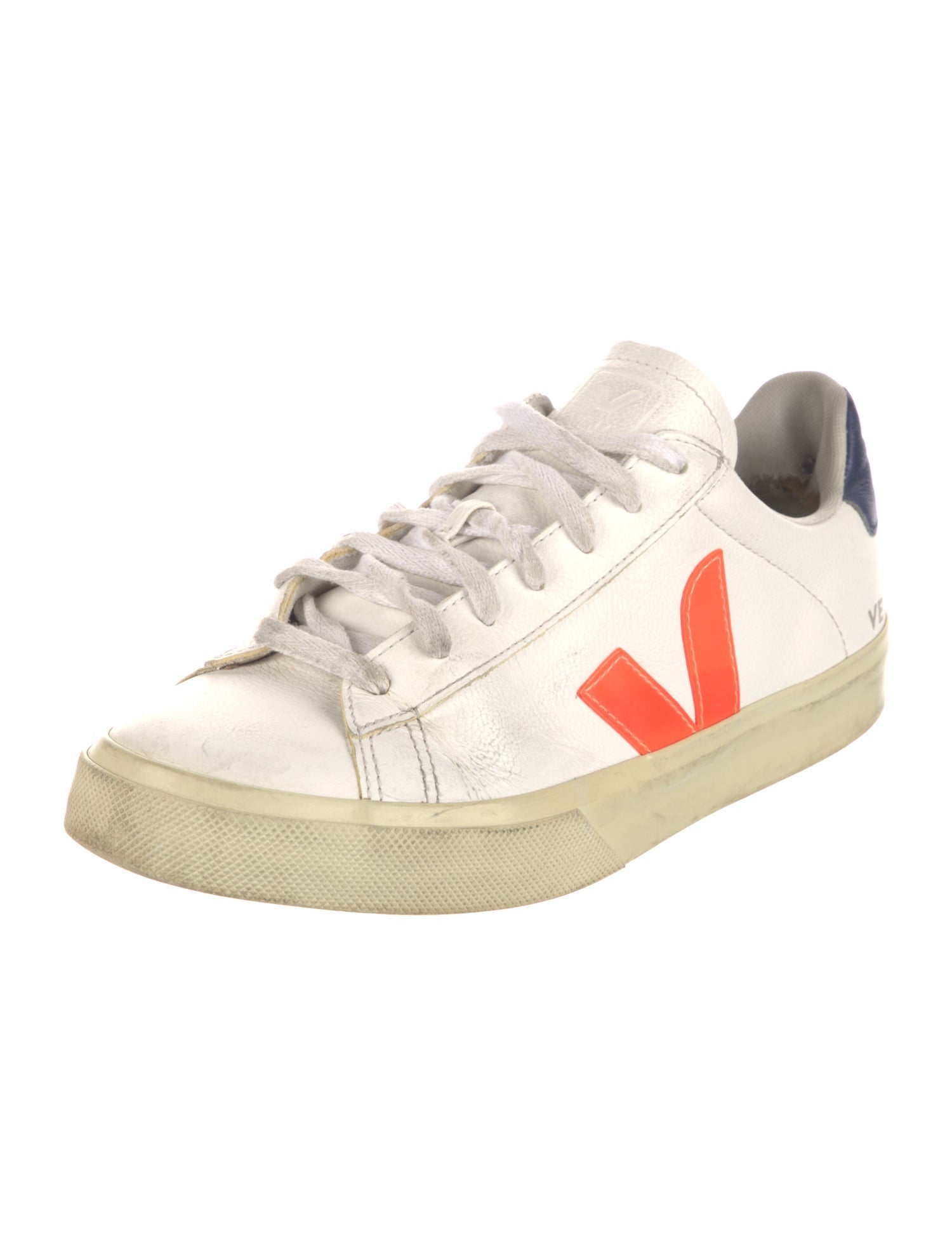 Veja Leather Graphic Print Sneakers