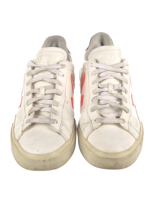 Veja Leather Graphic Print Sneakers