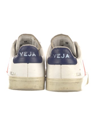Veja Leather Graphic Print Sneakers
