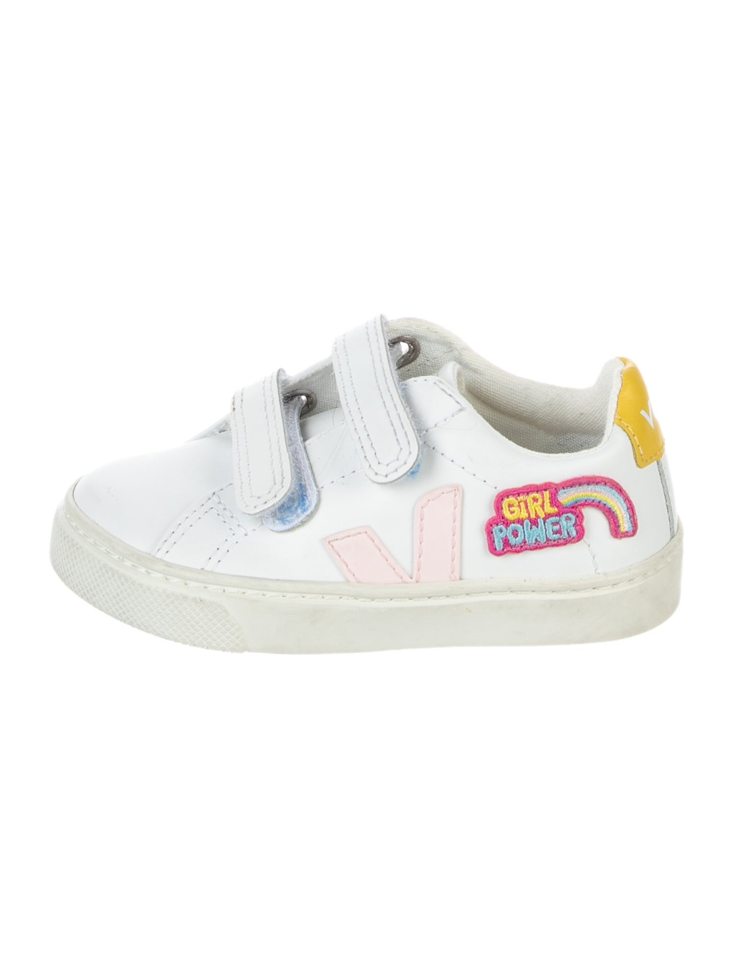 Veja Girls' Leather 'Esplar Girl Power' Sneakers