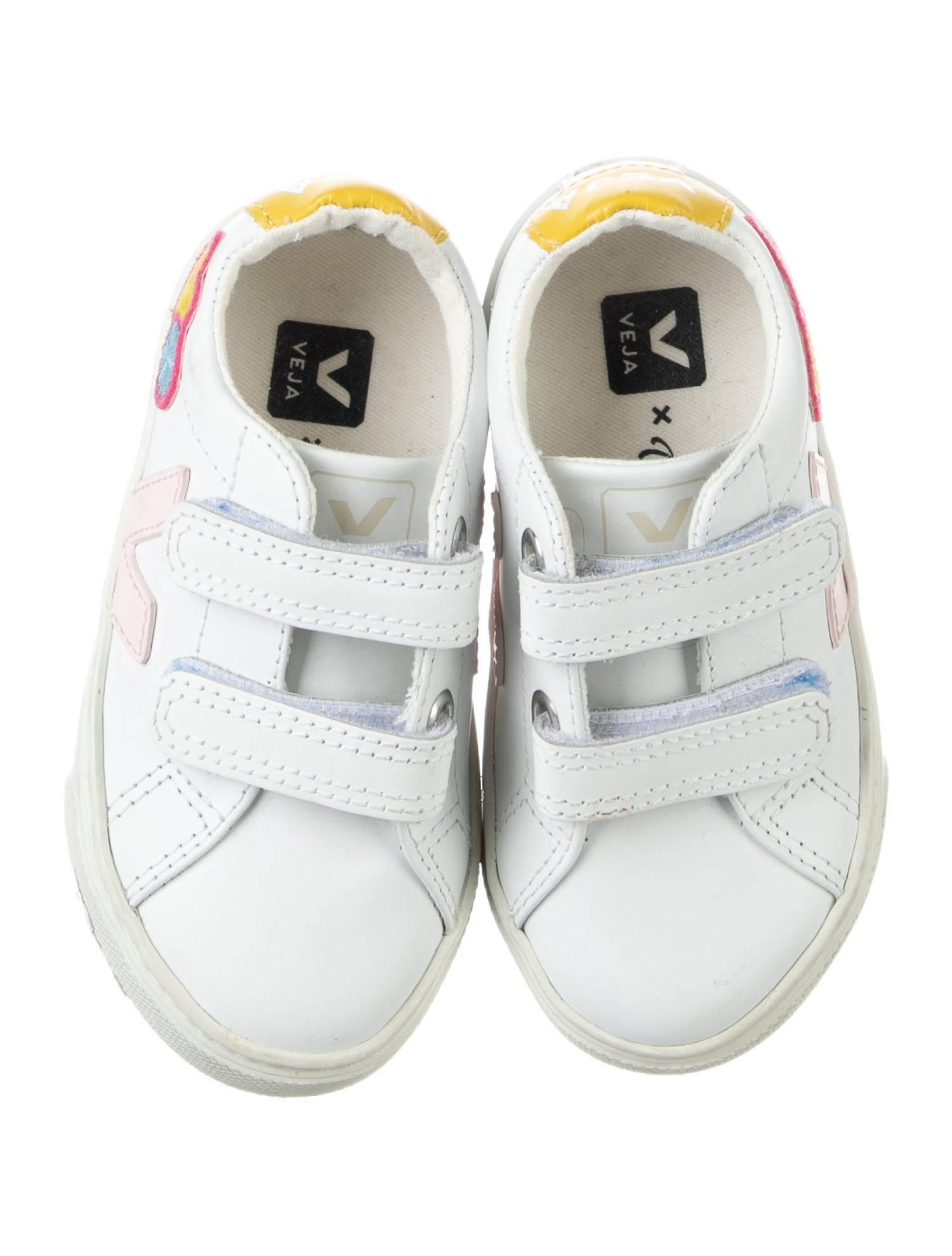 Veja Girls' Leather 'Esplar Girl Power' Sneakers