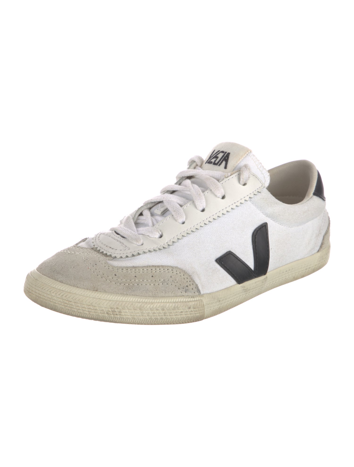 Veja Canvas Colorblock Pattern Sneakers