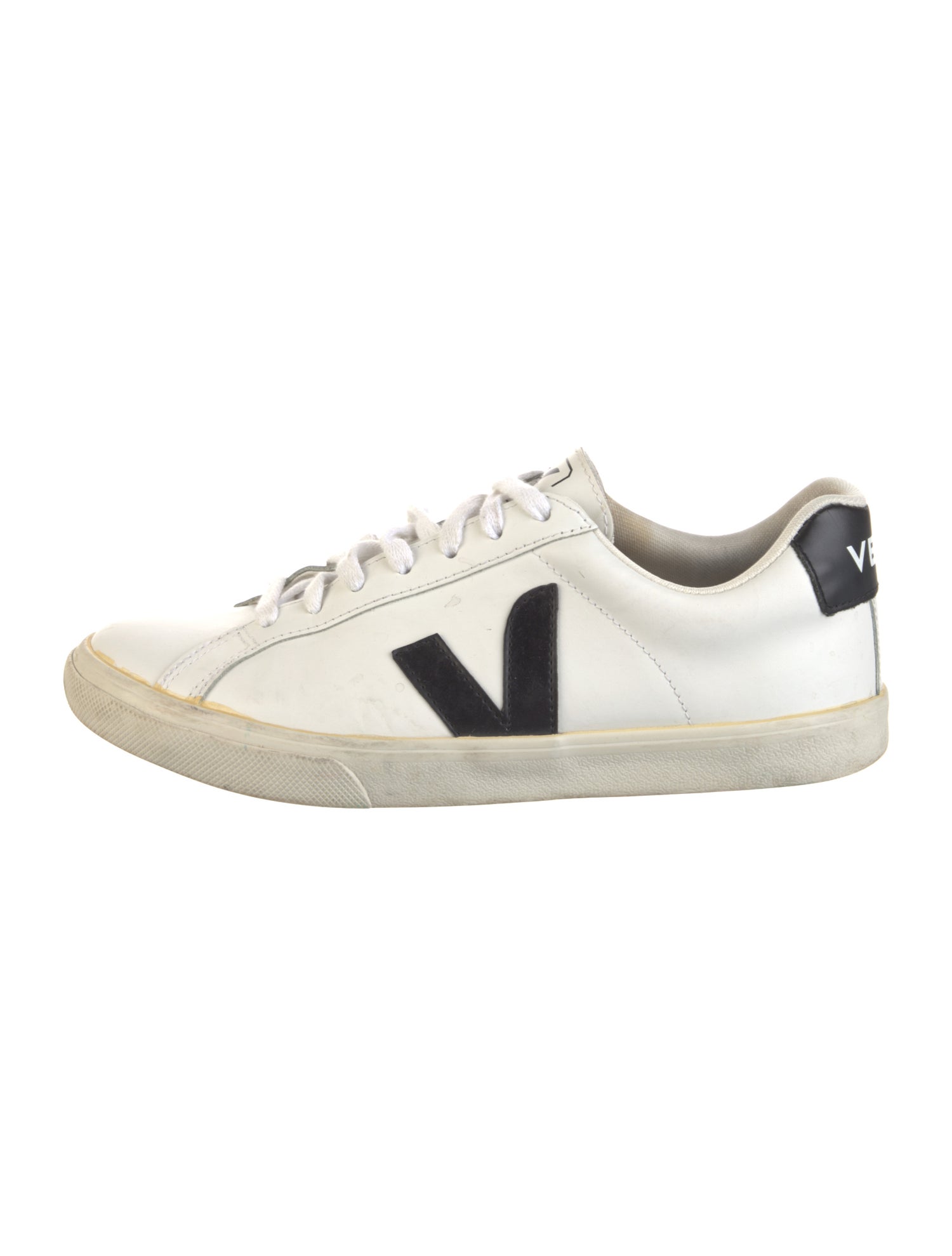 Veja Leather Graphic Print Sneakers