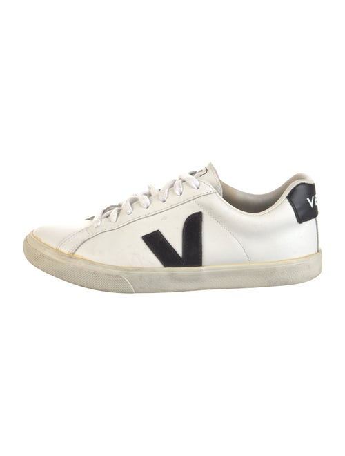 Veja Leather Graphic Print Sneakers