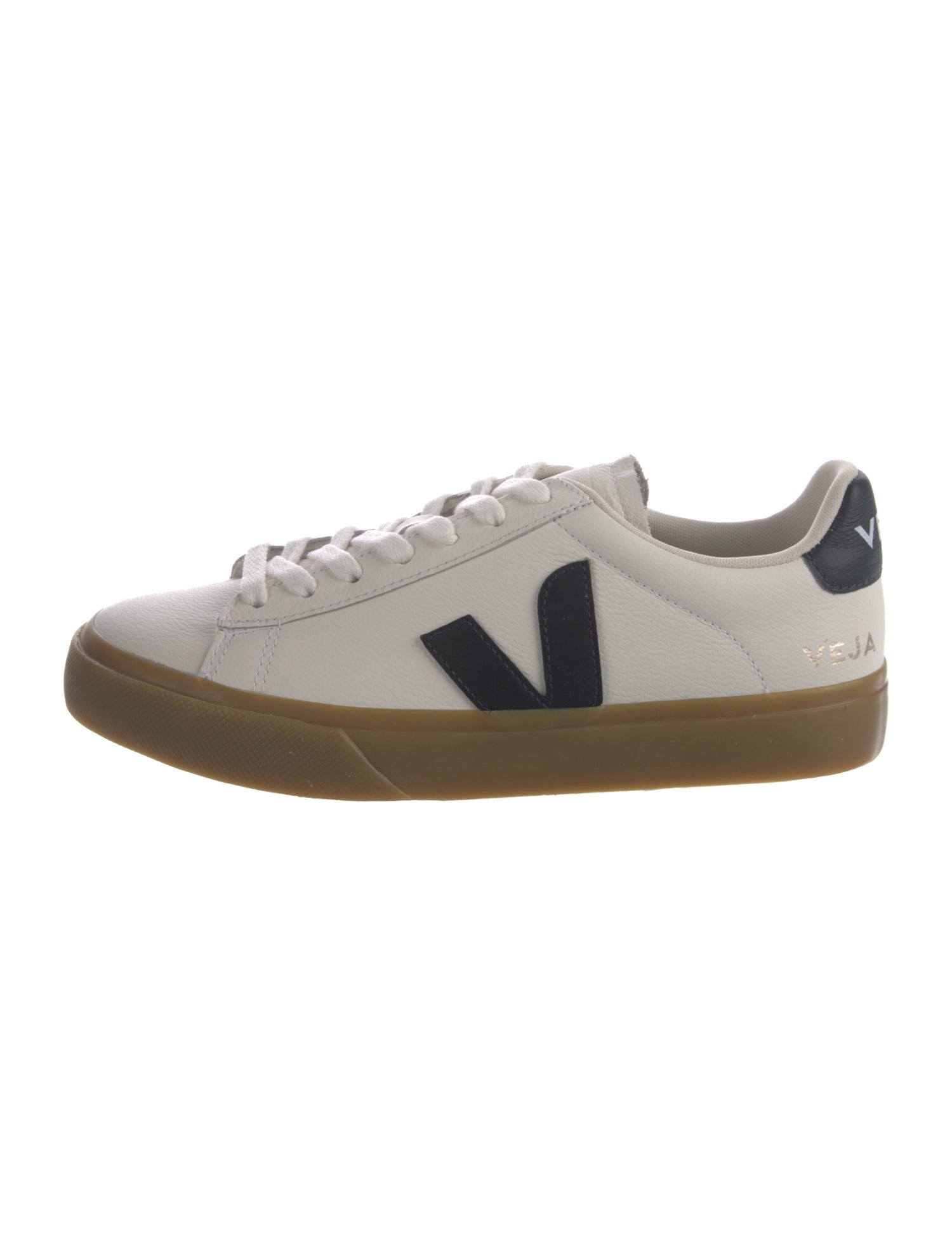 Veja Leather Colorblock Pattern Sneakers