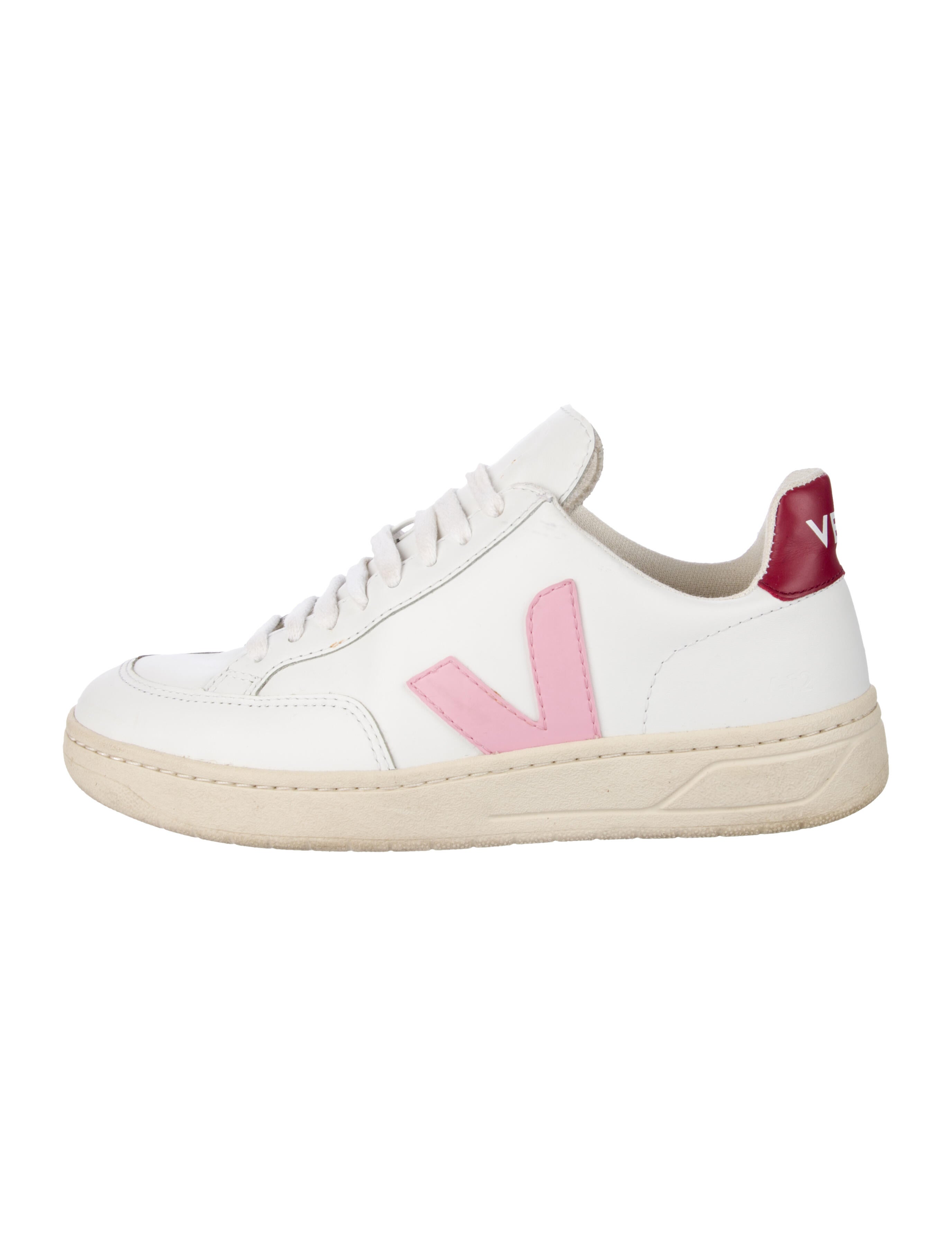 Veja Leather Graphic Print Sneakers
