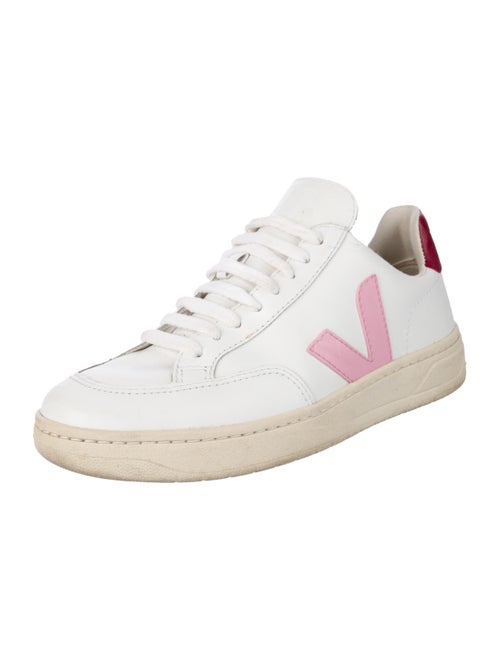 Veja Leather Graphic Print Sneakers