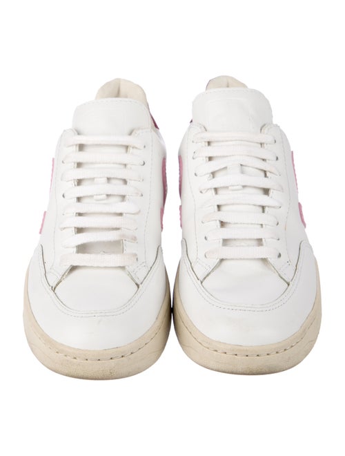 Veja Leather Graphic Print Sneakers