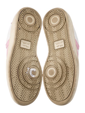 Veja Leather Graphic Print Sneakers