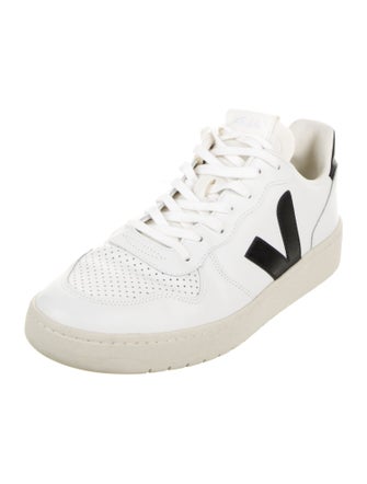 Veja Leather Graphic Print Sneakers