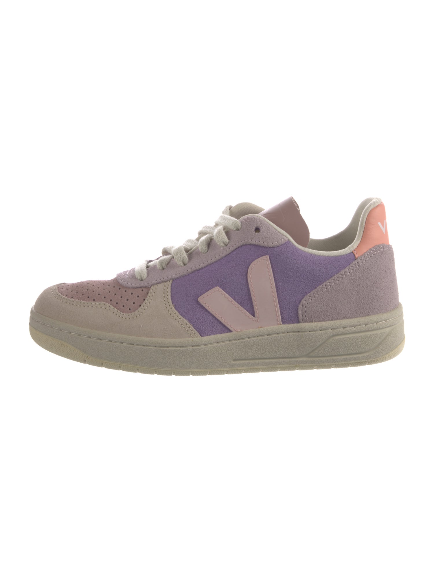 Veja Suede Colorblock Pattern Sneakers w/ Tags