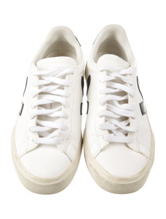 Veja Leather Graphic Print Sneakers