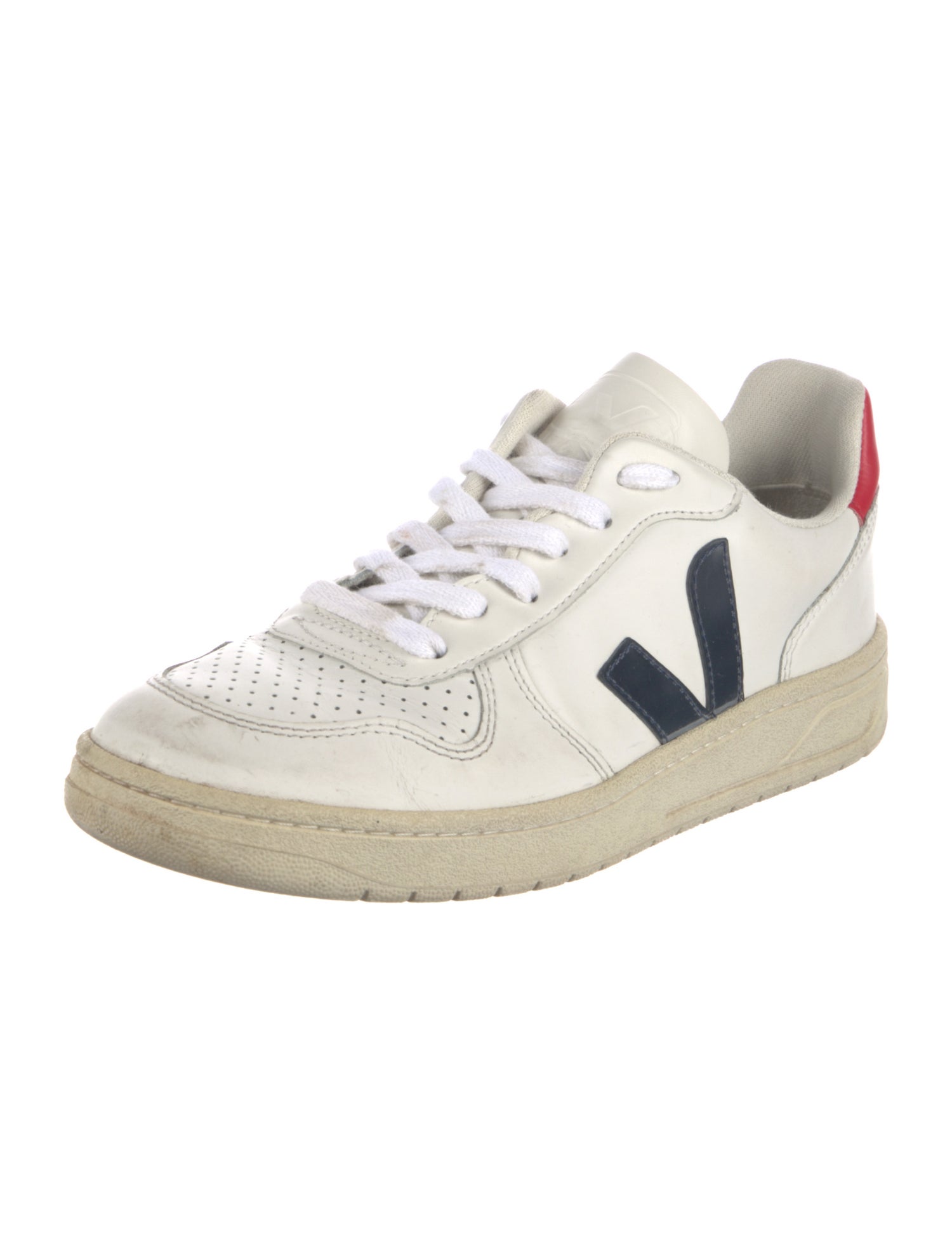 Veja Leather Printed Sneakers