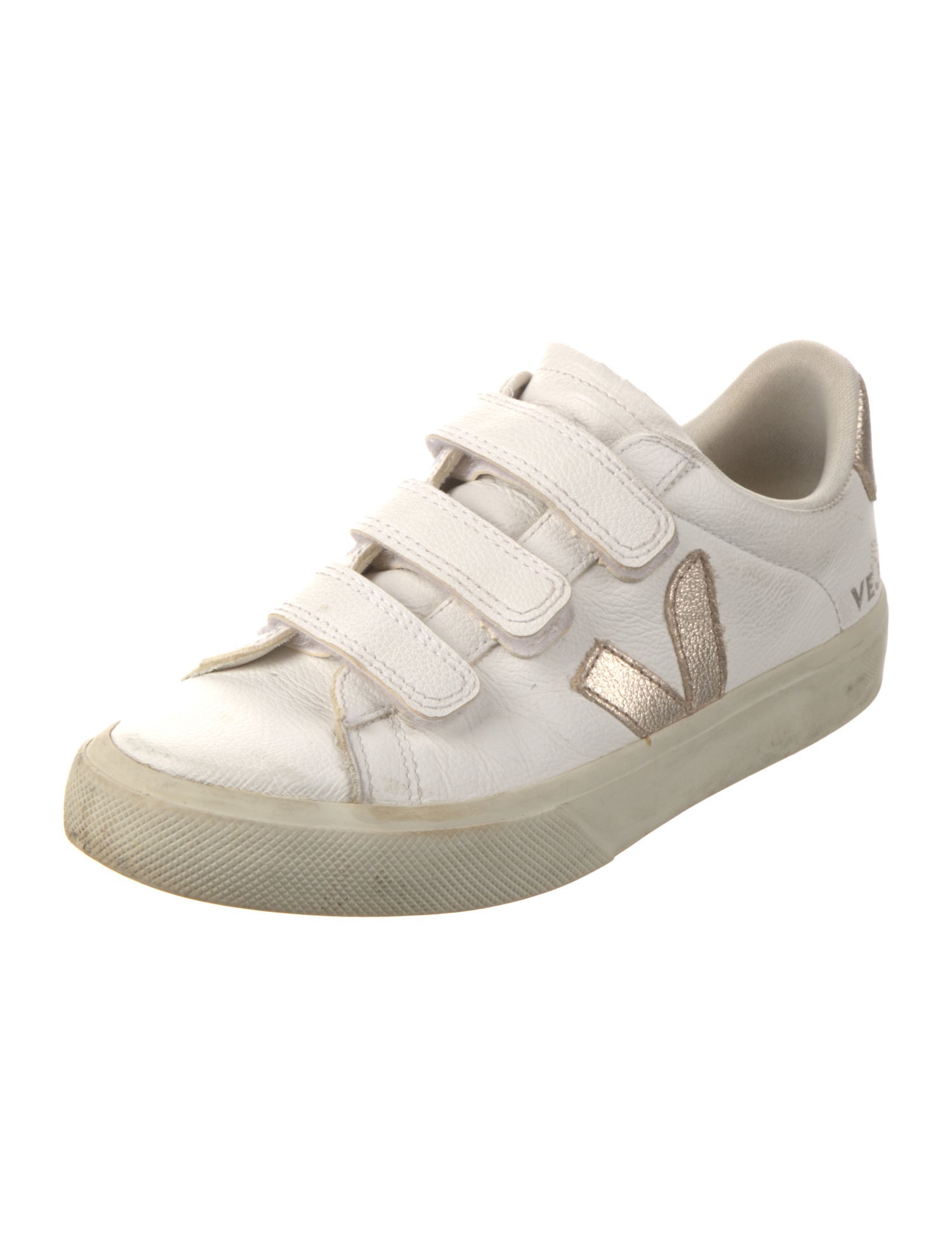 Veja Leather Graphic Print Sneakers