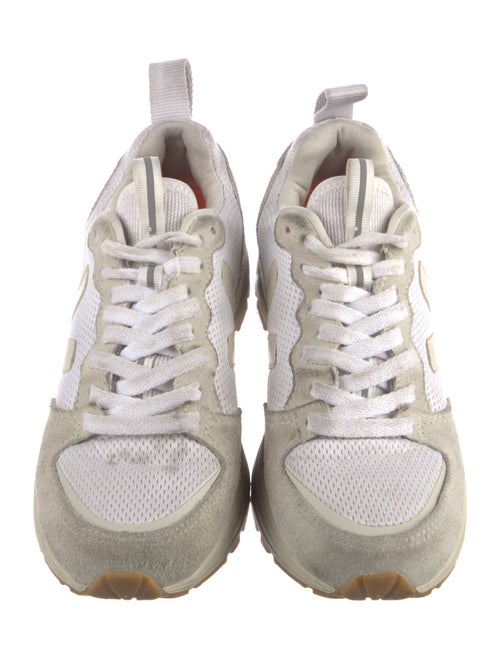 Veja Suede Colorblock Pattern Chunky Sneakers