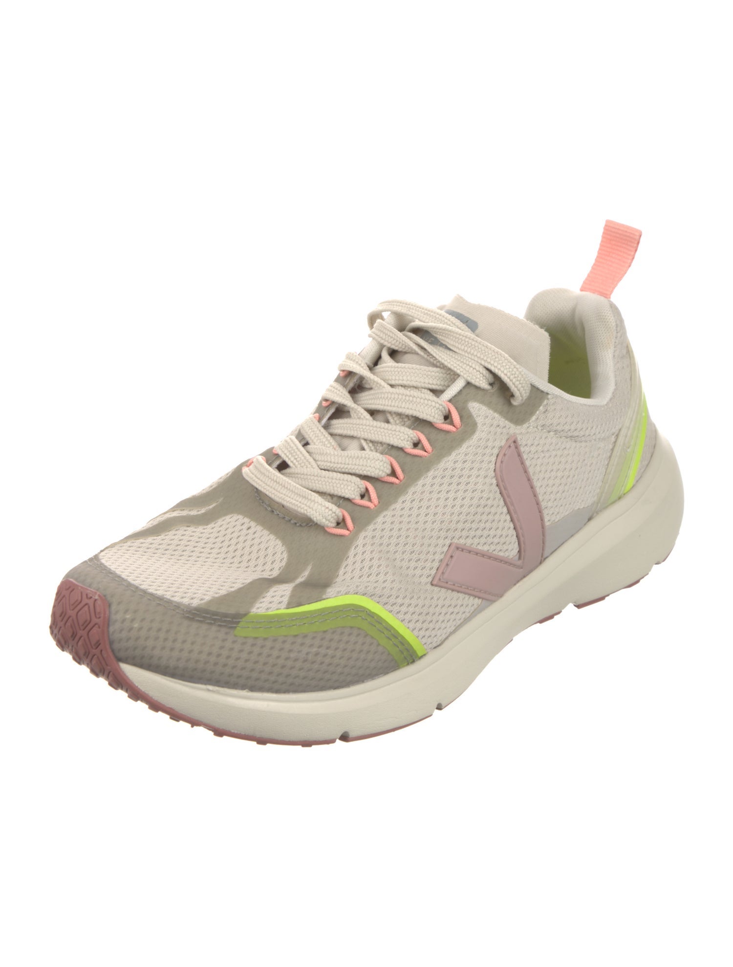 Veja Mesh Colorblock Pattern Sneakers