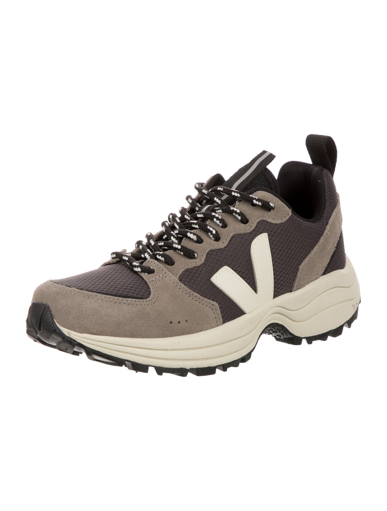 Veja Suede Colorblock Pattern Sneakers