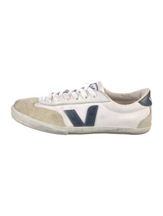Veja Canvas Colorblock Pattern Sneakers