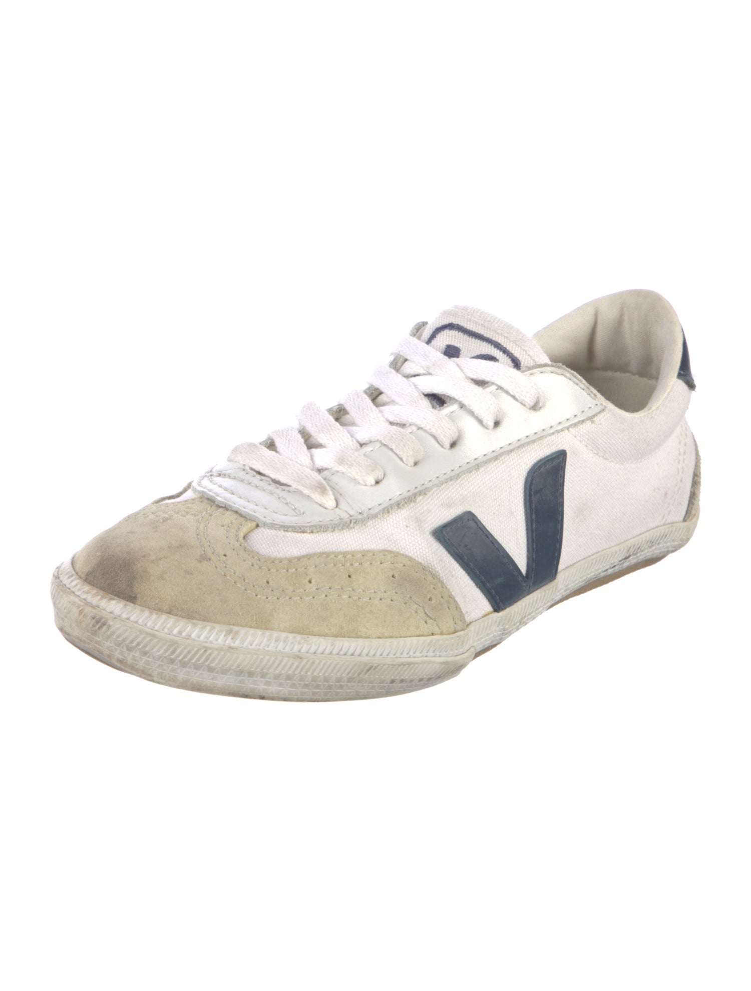 Veja Canvas Colorblock Pattern Sneakers
