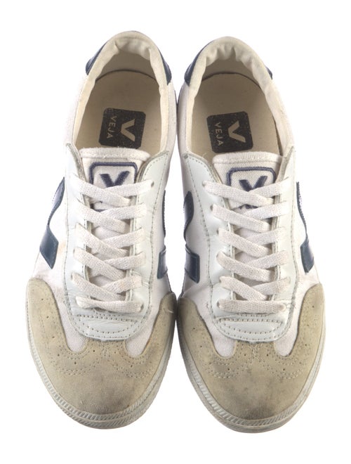 Veja Canvas Colorblock Pattern Sneakers