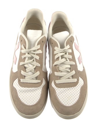 Veja Suede Colorblock Pattern Sneakers