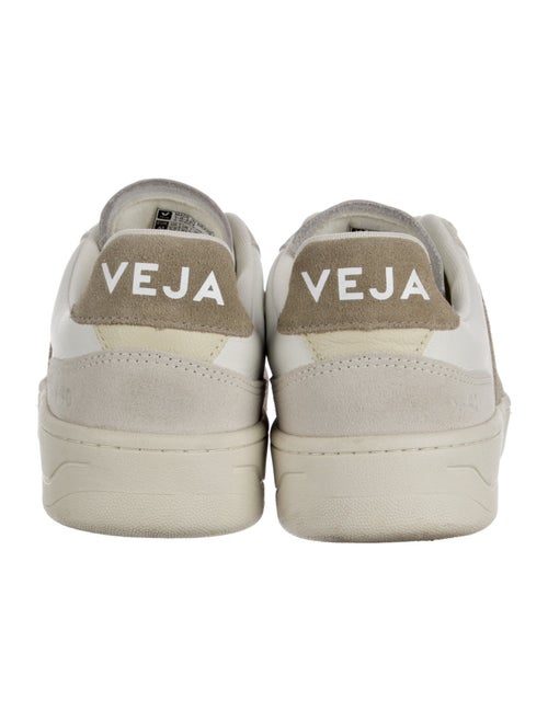 Veja Leather Colorblock Pattern Sneakers