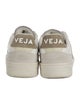 Veja Leather Colorblock Pattern Sneakers