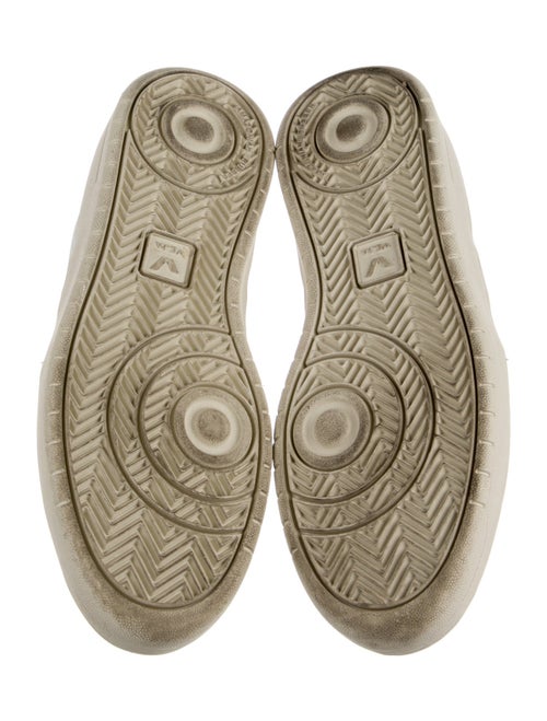 Veja Leather Colorblock Pattern Sneakers