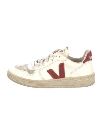 Veja Leather Printed Sneakers