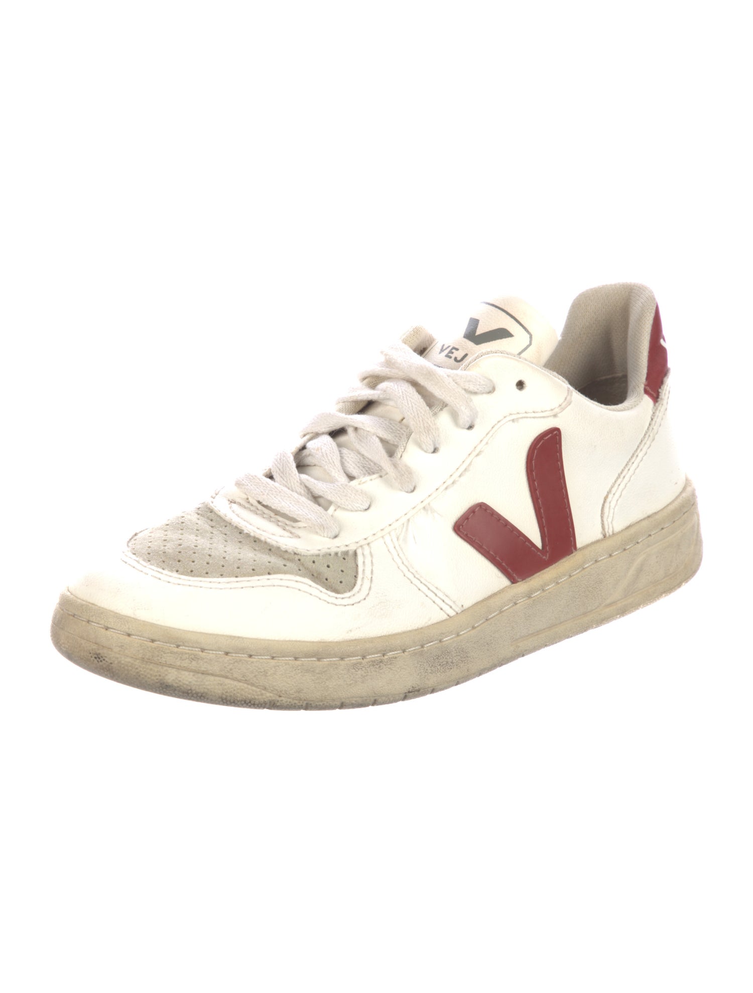 Veja Leather Printed Sneakers