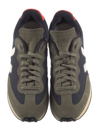 Veja Suede Colorblock Pattern Sneakers