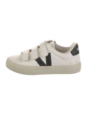 Veja Leather Colorblock Pattern Sneakers