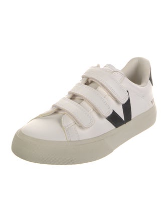 Veja Leather Colorblock Pattern Sneakers