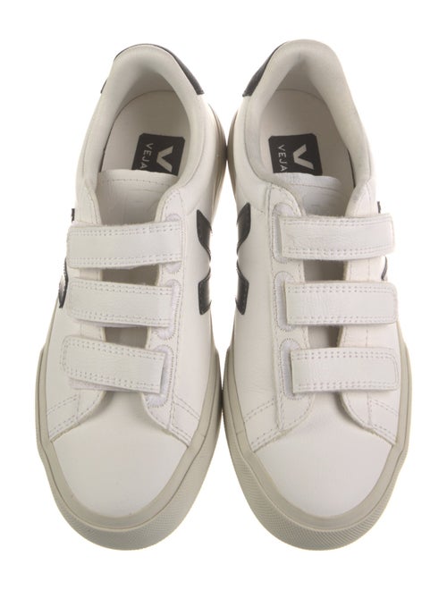 Veja Leather Colorblock Pattern Sneakers