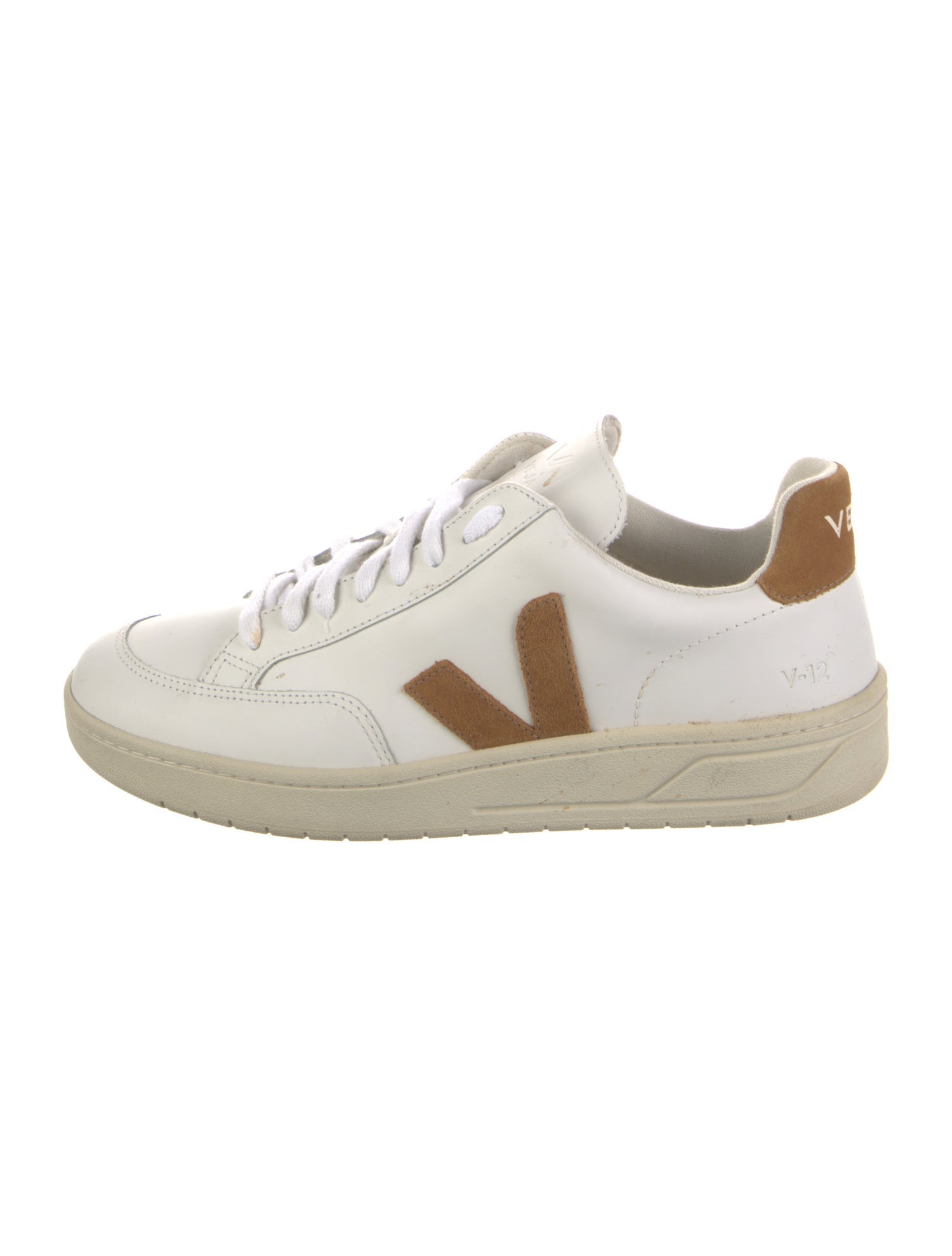 Veja Leather Graphic Print Sneakers