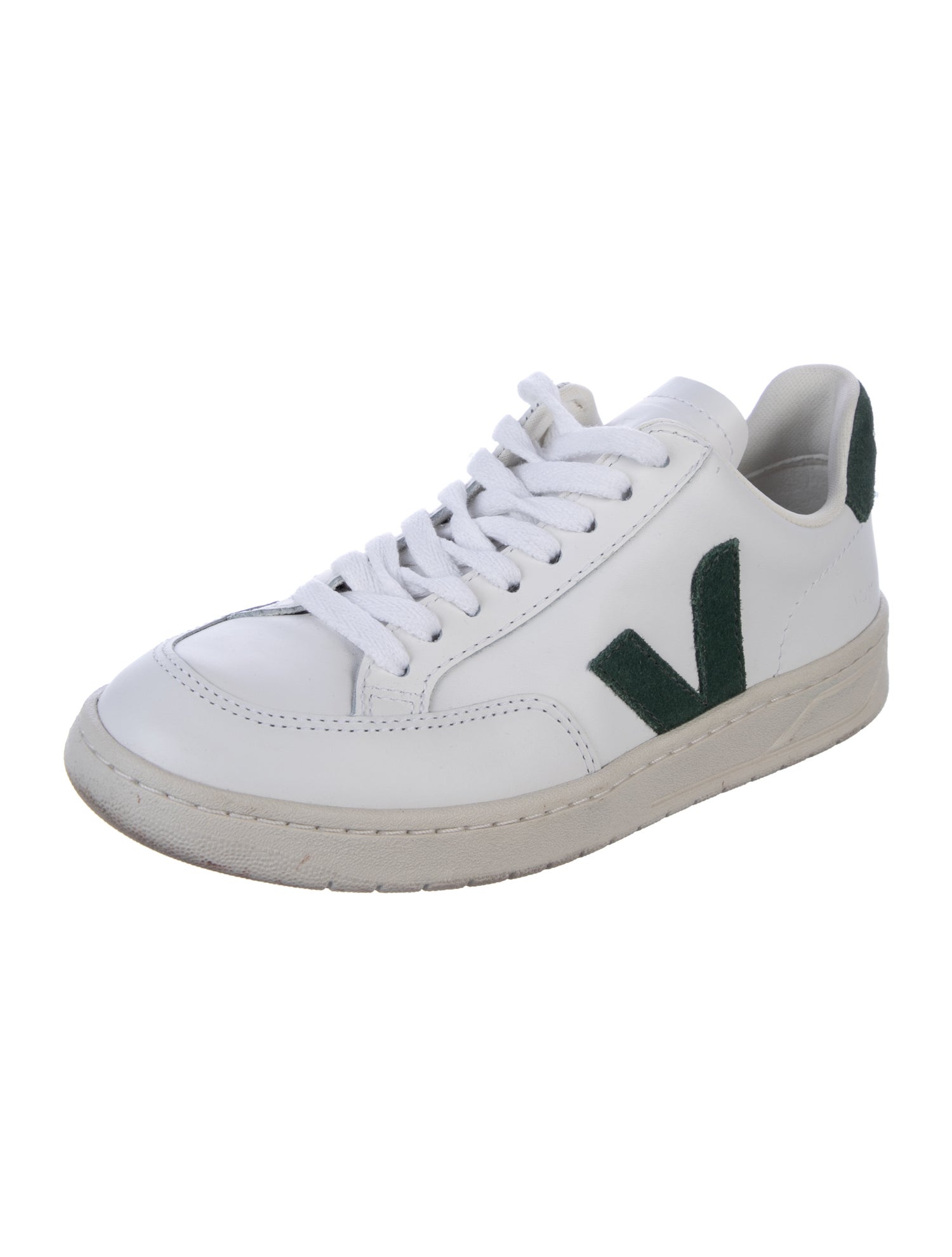 Veja Leather Graphic Print Sneakers