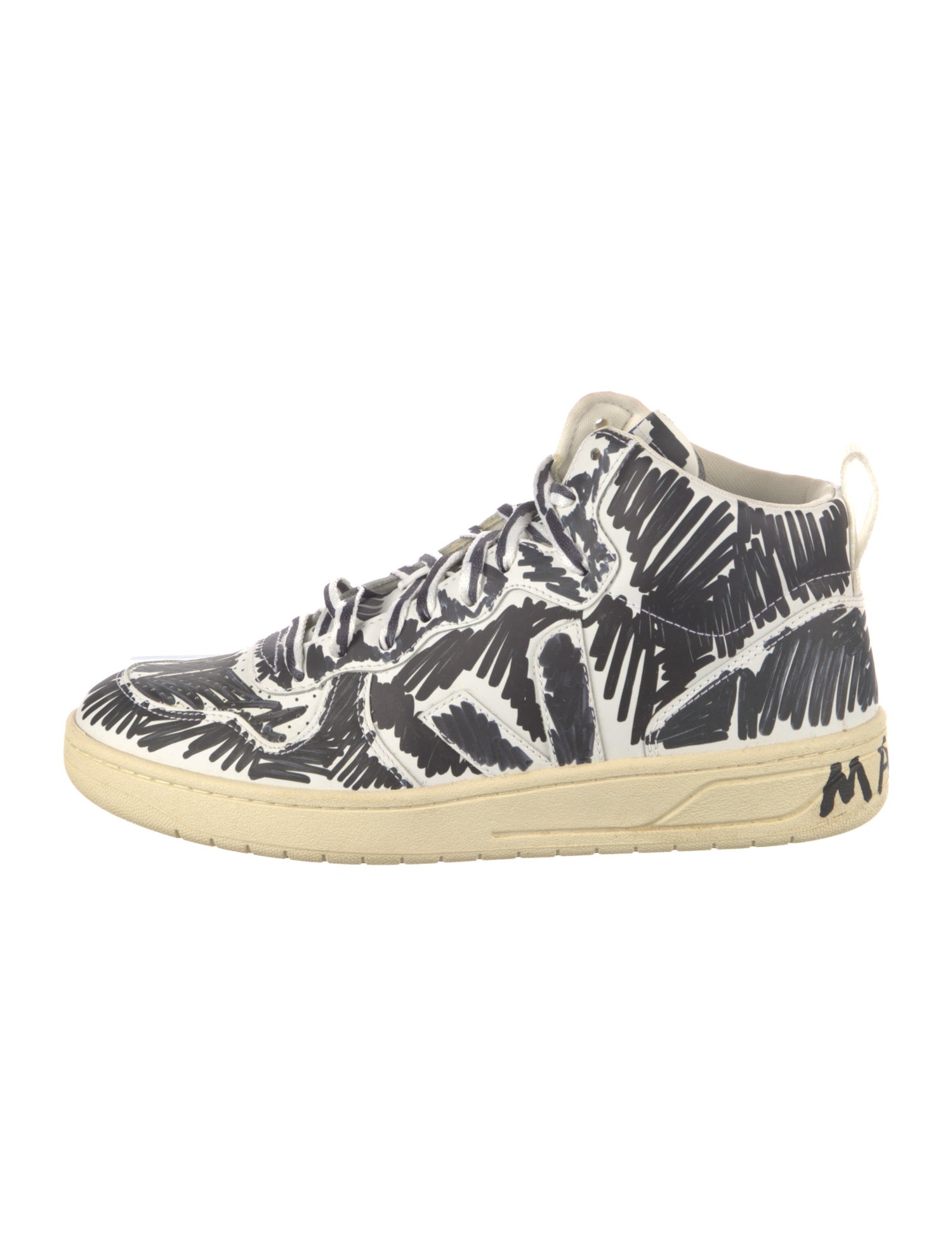 Veja Leather Printed Sneakers
