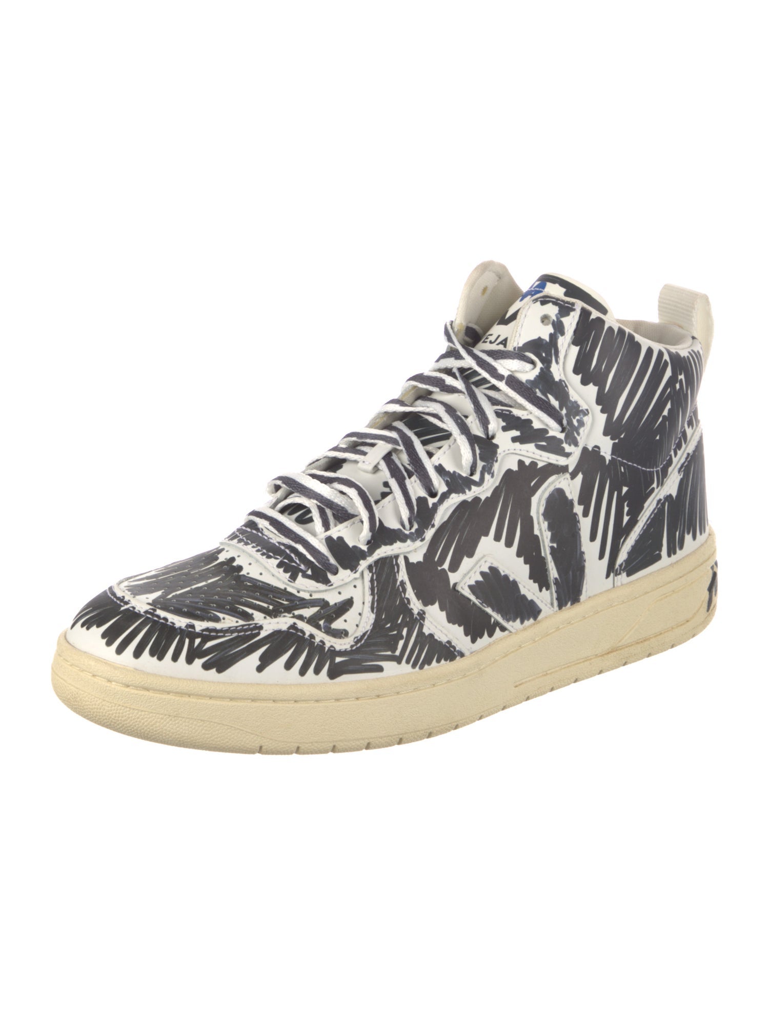 Veja Leather Printed Sneakers