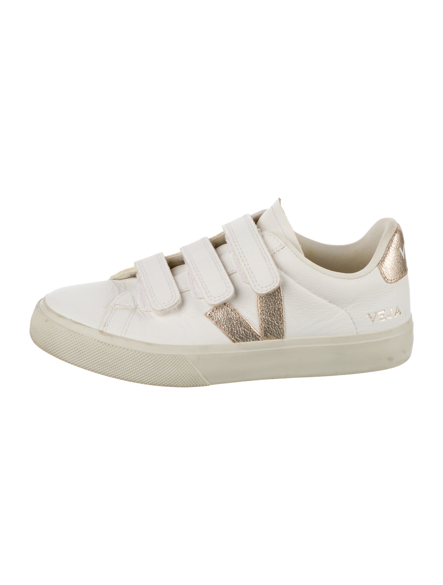 Veja Leather Graphic Print Sneakers