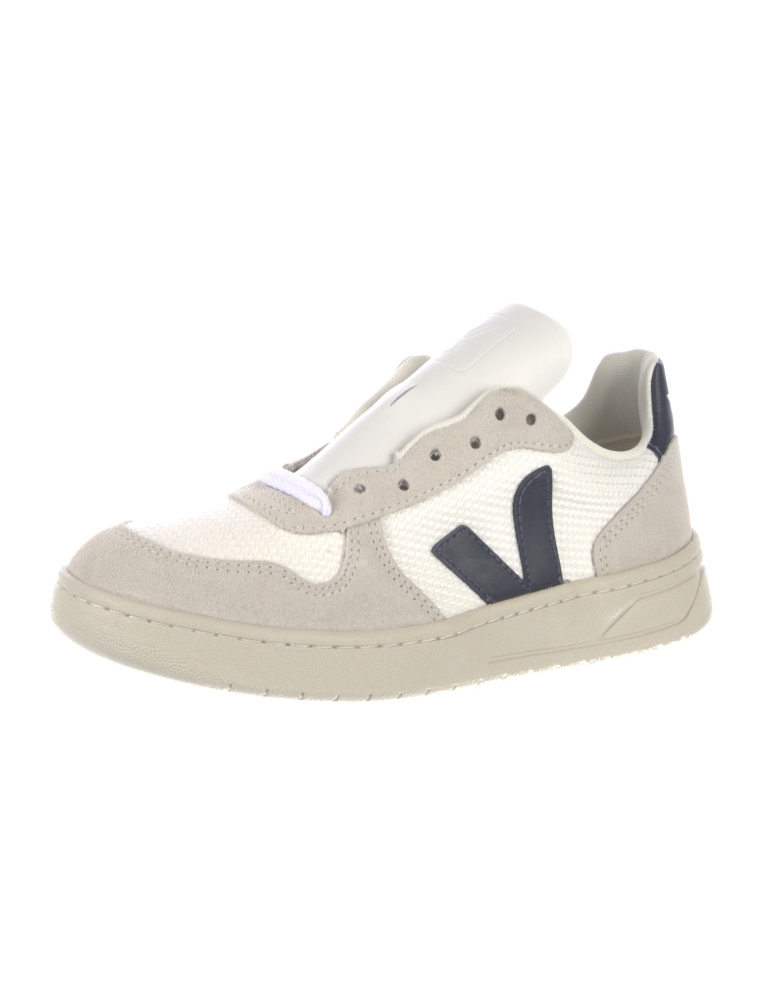 Veja Suede Colorblock Pattern Sneakers