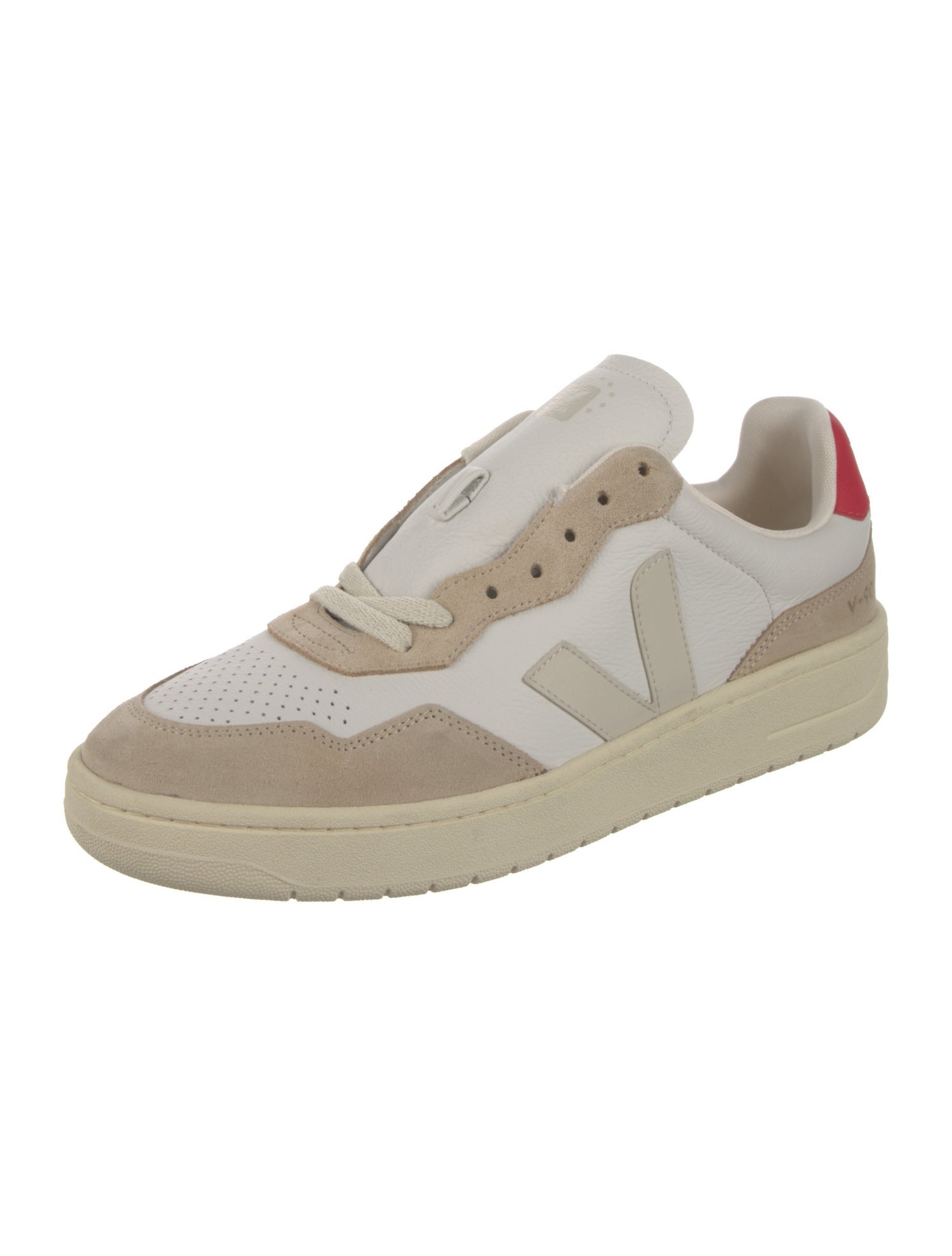 Veja Suede Colorblock Pattern Sneakers