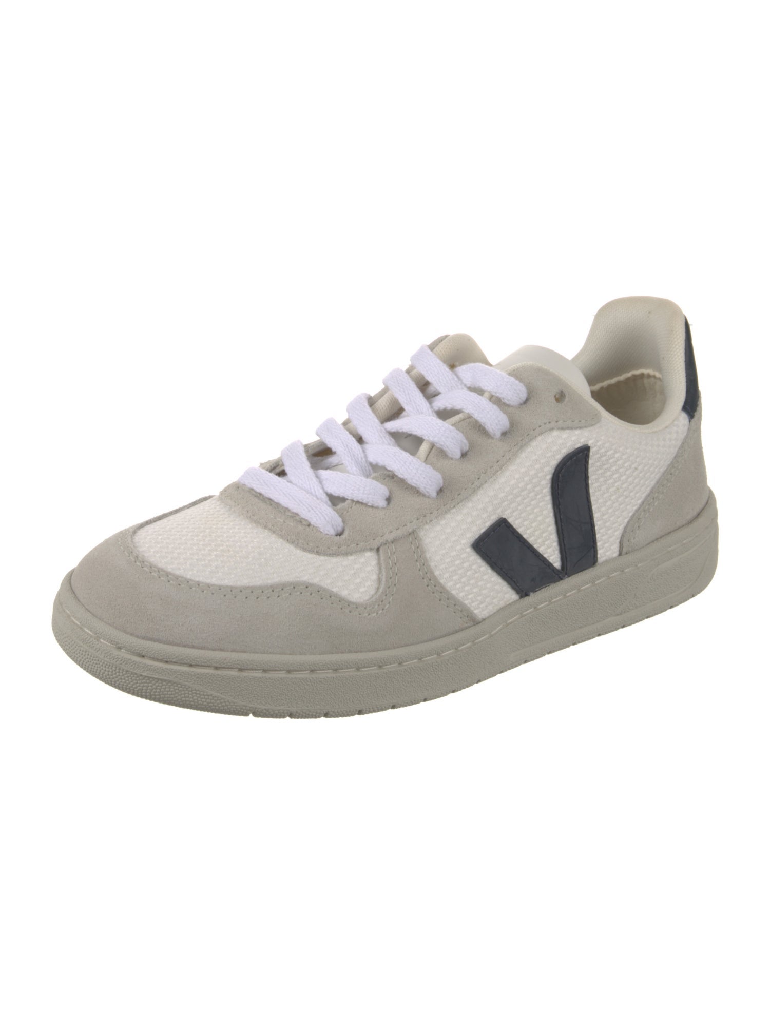 Veja Suede Colorblock Pattern Sneakers