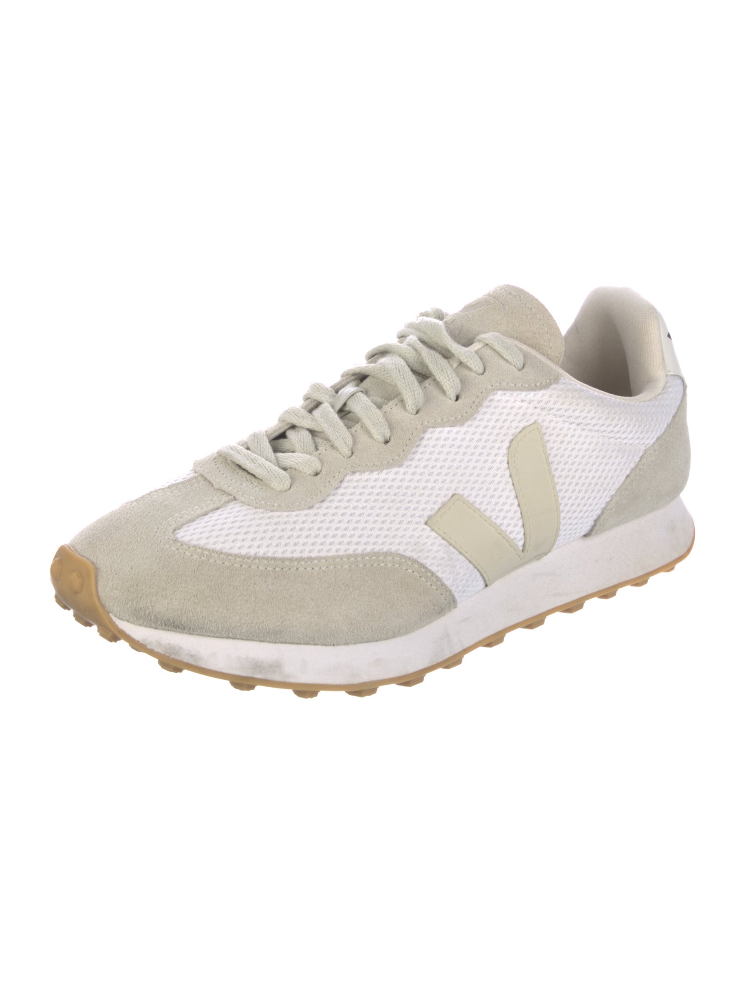 Veja Suede Colorblock Pattern Sneakers