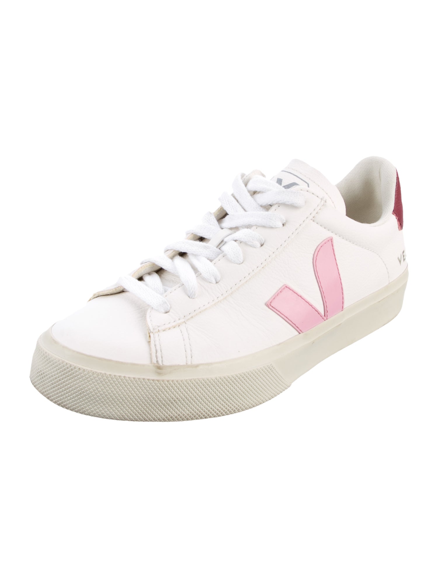 Veja Leather Graphic Print Sneakers