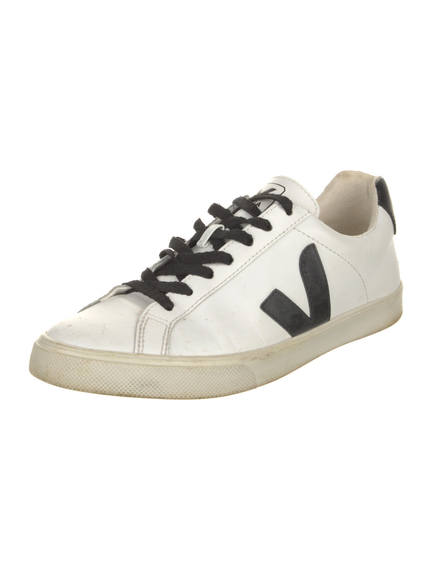 Veja Leather Graphic Print Sneakers